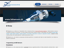 Tablet Screenshot of bdsensors.sk